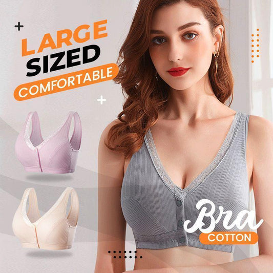 🔥2025 Hot Sale🔥Comfortable Cotton Bra In Plus Size