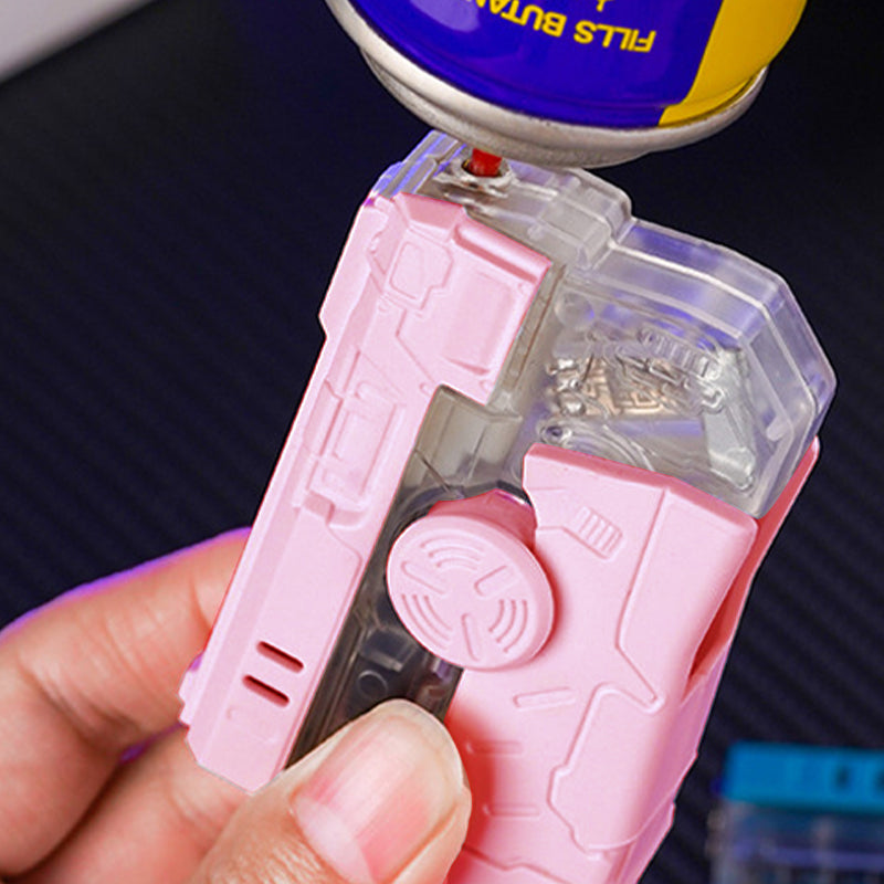 🔥New Hot Selling❤️🔥 Cartoon Pink Collapsible Lighter with Coloured Lights