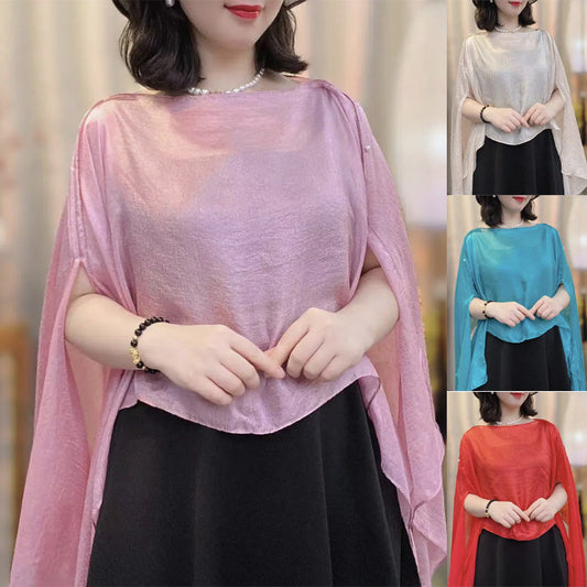 Fashionable Versatile Solid Color Shawl