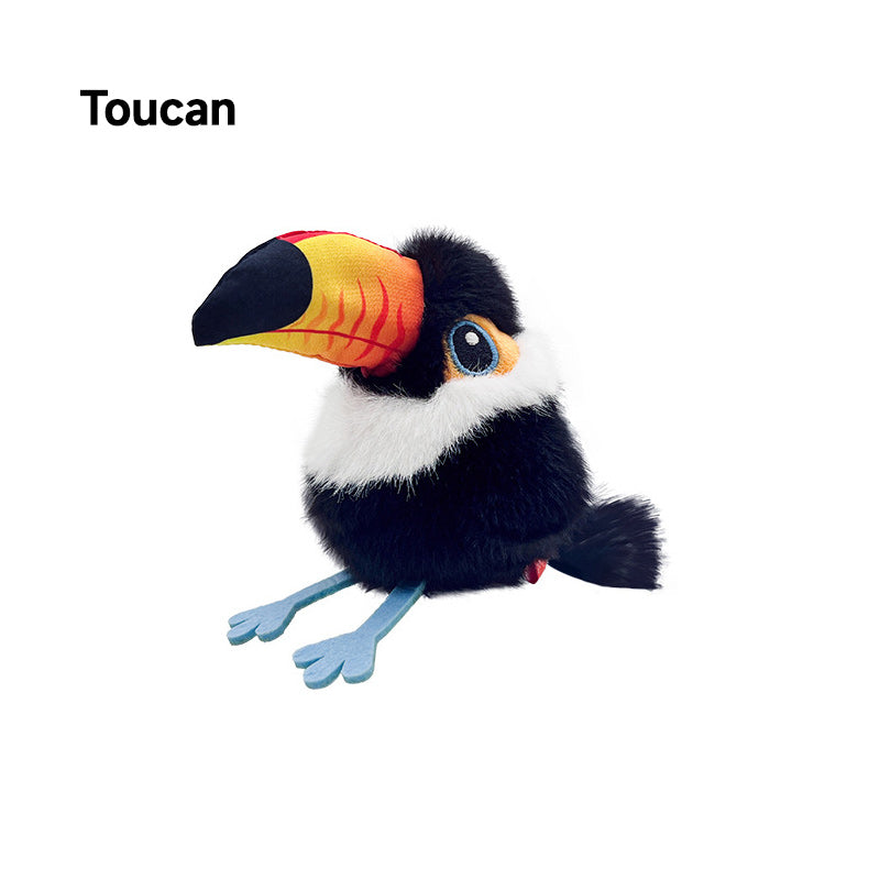 šš±Realistic bird-shaped interactive cat toy