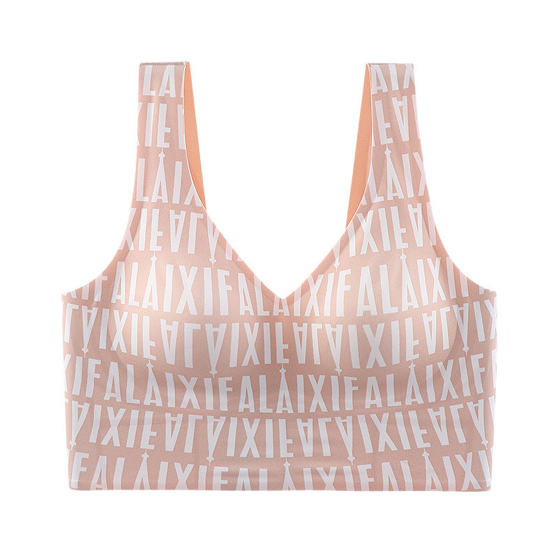 Plus Size Women’s Wireless V-Neck Tank Bra