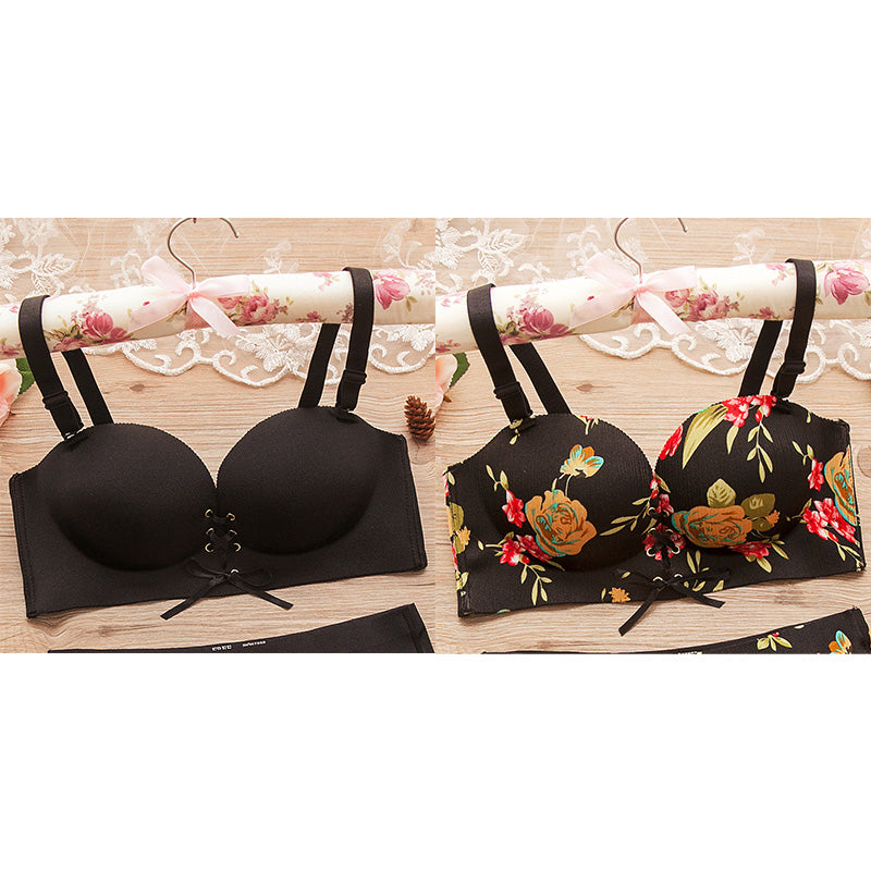 ๐ 50% OFF NOW! ๐ซ Detachable-Strap Non-Mark Gathering Bra โ Adjustable Fit, Dual-Wear & Breathable โจ