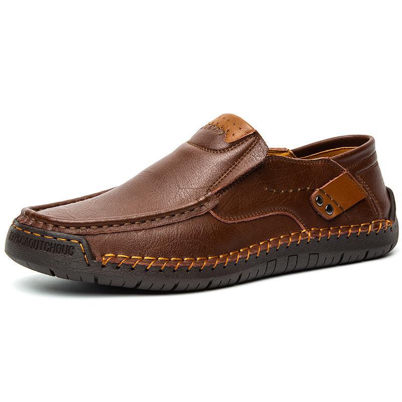 ๐ 60% OFF! ๐ Classic Menโs Slip-On Leather Shoes โ Premium Calfskin, All-Day Comfort & Effortless Style