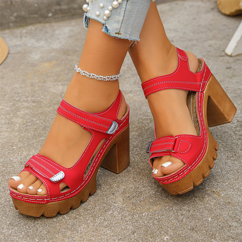 Women's Summer Platform One-Strap Sandals