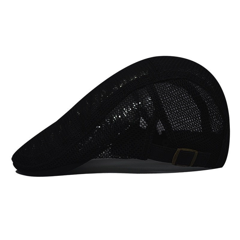 Men's "Bustling" Embossed Flat Ivy Cap