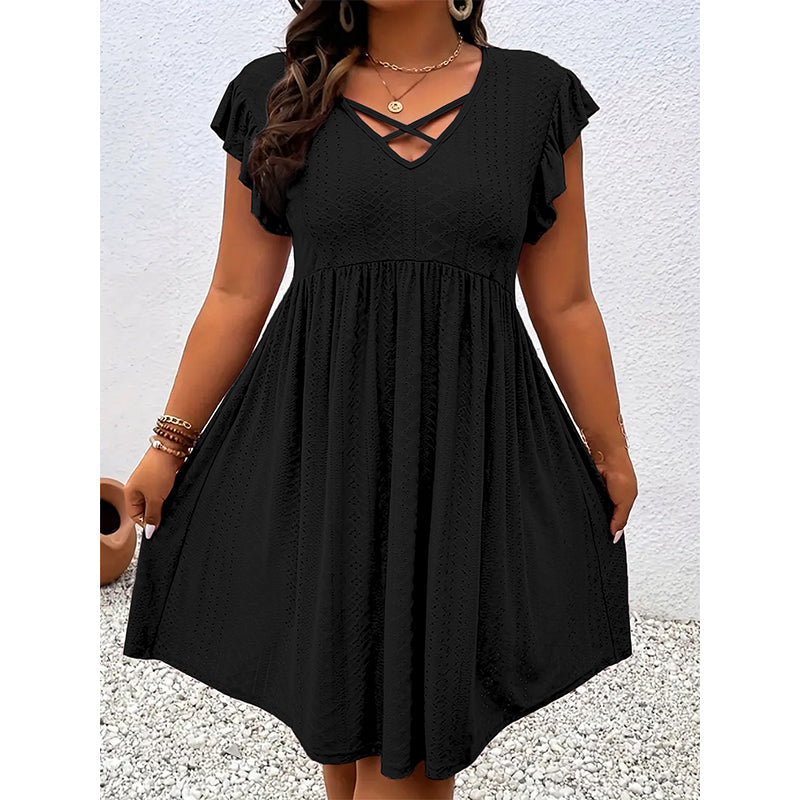 🎁New Arrivals 50% OFF💥Women’s Solid Color Textured Knit Dress