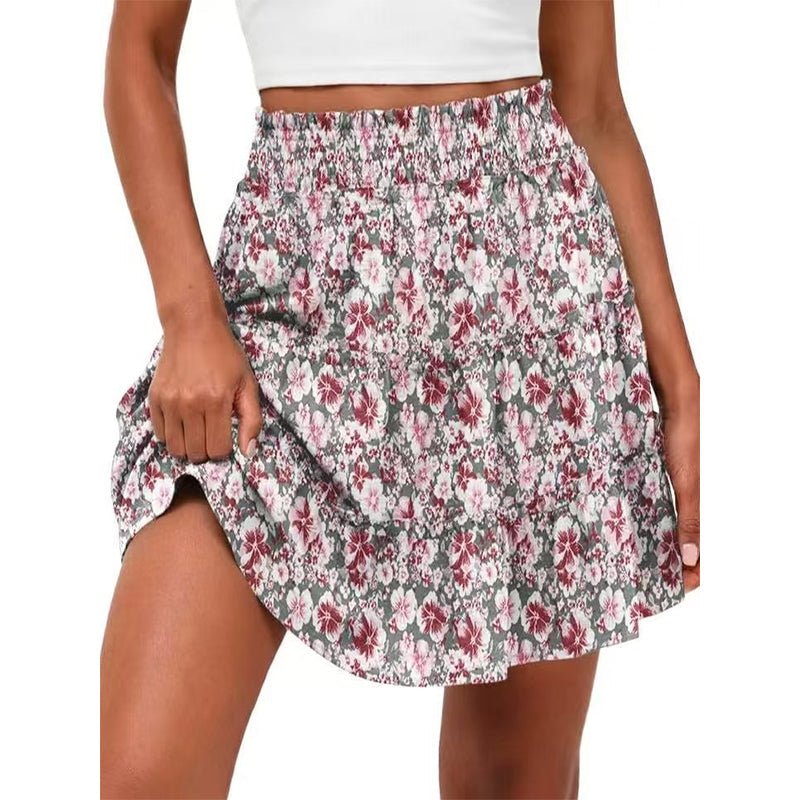 🎉FLASH DEAL 50% OFF! – Flowy Tiered Ruffle Skort👗 | Hidden Shorts, Comfy Elastic Waist, Breathable Summer Fabric 🌞 Perfect for Active Days & Brunch Dates 🥂