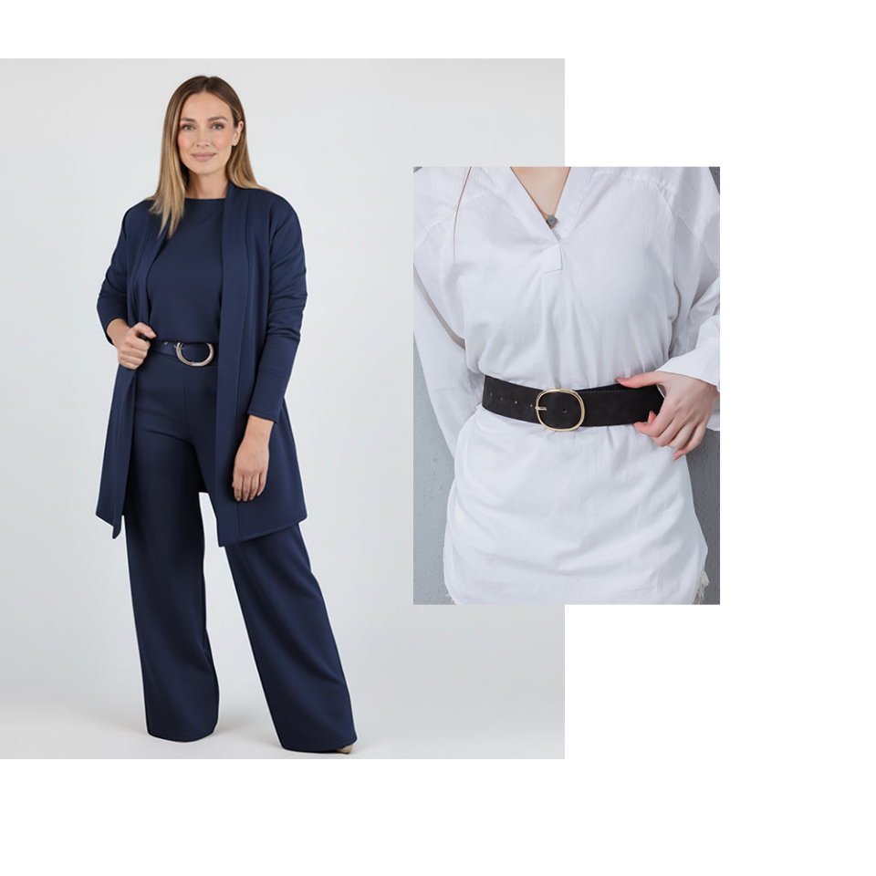 ⏳Time-Limited Special⏰Elegant 3-piece set including long cardigan, top and pants💞