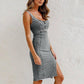 🍹2026 New Style🌤️Curvy-Friendly Denim Bodycon – U-Neck Cami Style That Turns Heads!