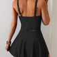 🩱Summer Hot Sale 50% OFF☀️🌊Women's Tummy Control Two Piece Swimsuit High Waisted Tank Top with Swim Skirt