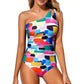 💥LAST DAY SALE 50% OFF🏖️👙One Shoulder One Piece Swimsuit For Women Tummy Control Bathing Suit