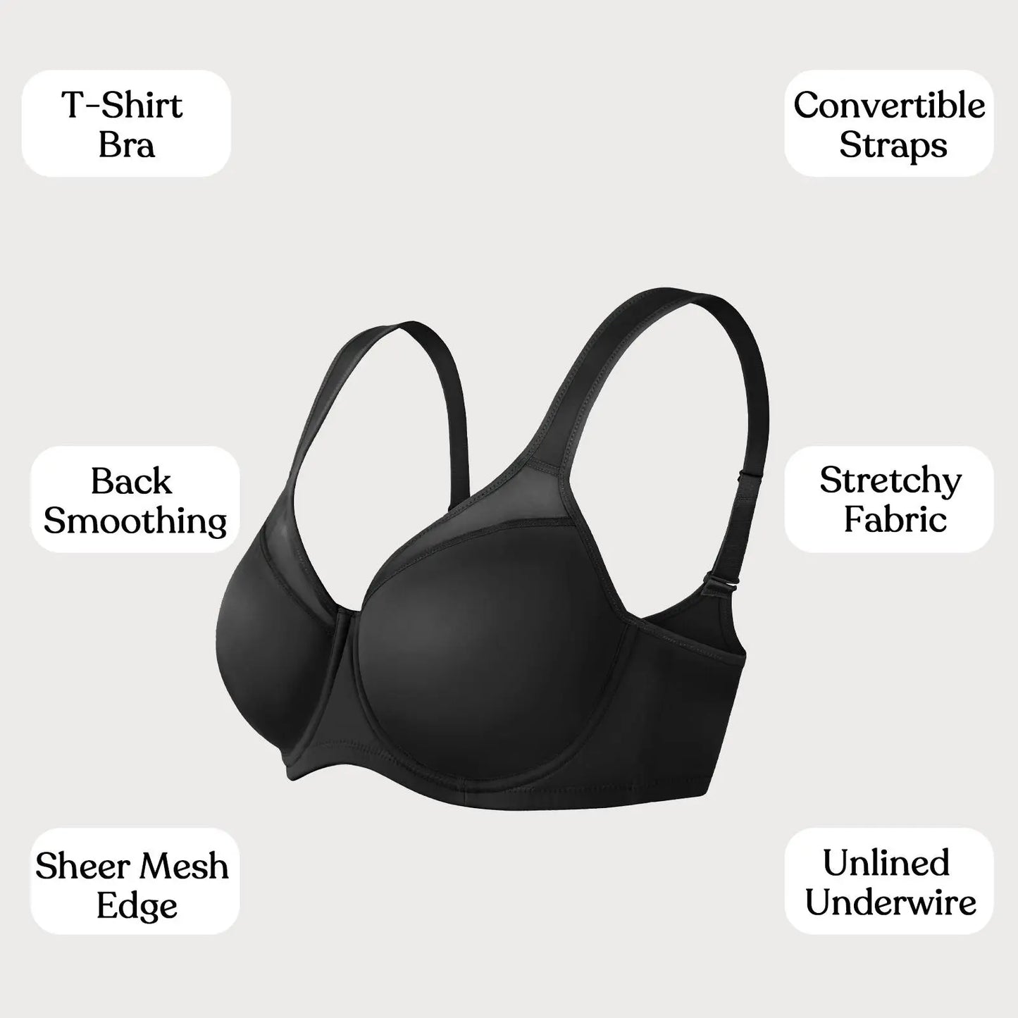 🔥Last Day Sale 50% OFF⏰👙Women's Elegant Sheer Full Coverage Plus Size Bra