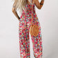 🌼 Women’s Casual Printed Sleeveless Overalls Jumpsuit – Comfortable, Stylish & Effortless Summer Wear 🏖️✨
