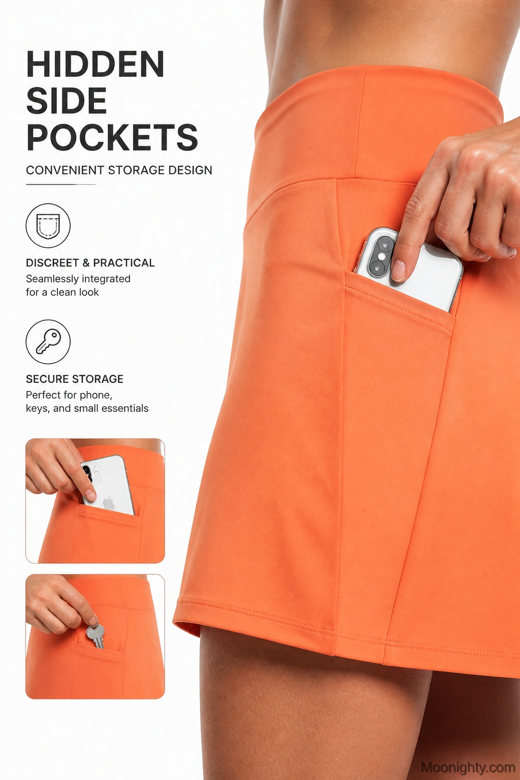 🌟Last Day Special Discount - 50%Off!!!🎁Anti-Chafing Active Skort – Super soft and comfortable🔥