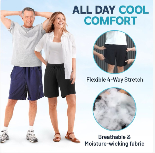 💥Last Day Special Sale 50% OFF💝✨Unisex Ice Silk Quick Drying Stretch Shorts