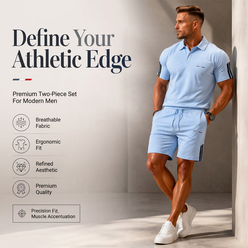 50% RABATT! 🔥Men's Casual Short-Sleeve Shorts Set