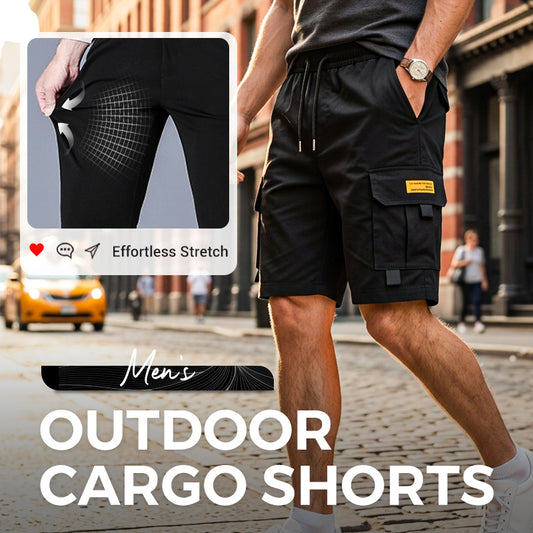 📢📢Big Sale Now On!⏰Men's Casual Cargo Shorts with Drawstring Waist