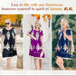 🌸Spring Specials  50%OFF🌸Geometric Pattern Multi Print Square Neck Dress