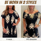 🌸Spring Specials  50%OFF🌸Geometric Pattern Multi Print Square Neck Dress