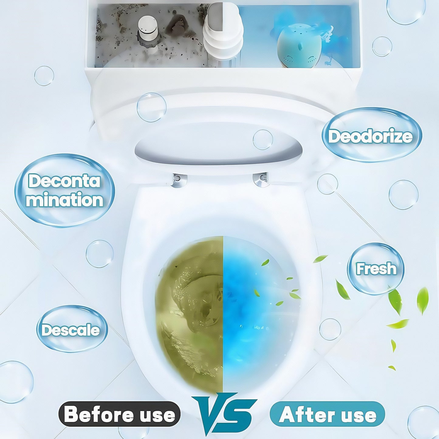 💥Hot Sale 50% OFF🔥Toilet Cleaner & Toilet Deodorizer Wonder
