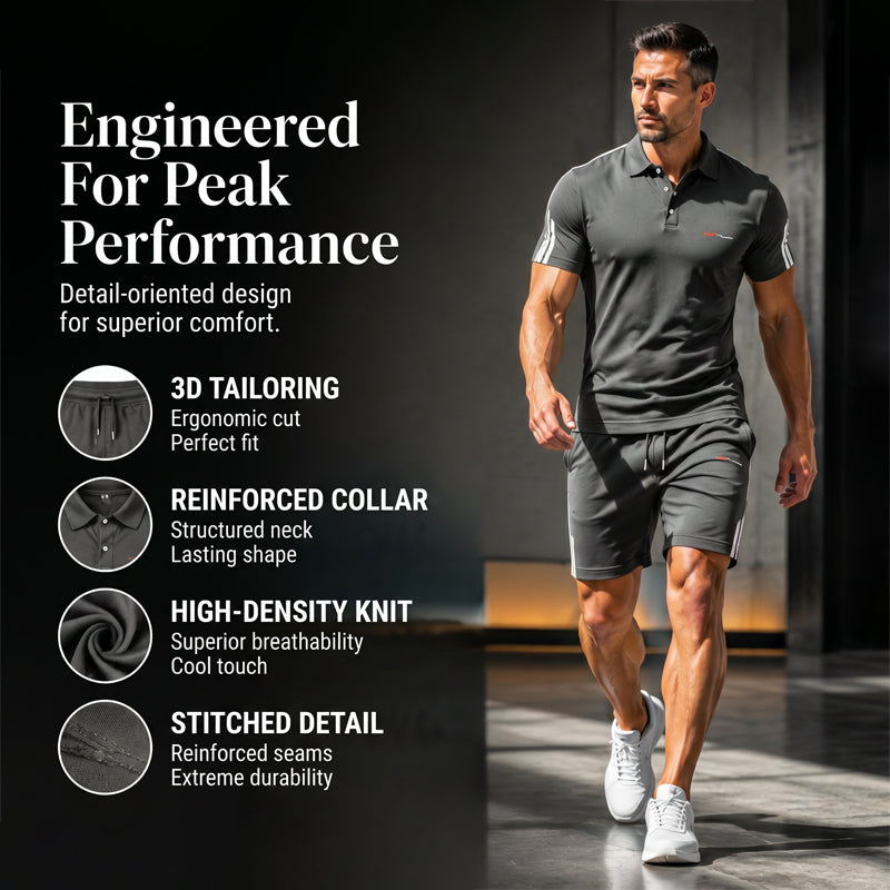 50% RABATT! 🔥Men's Casual Short-Sleeve Shorts Set
