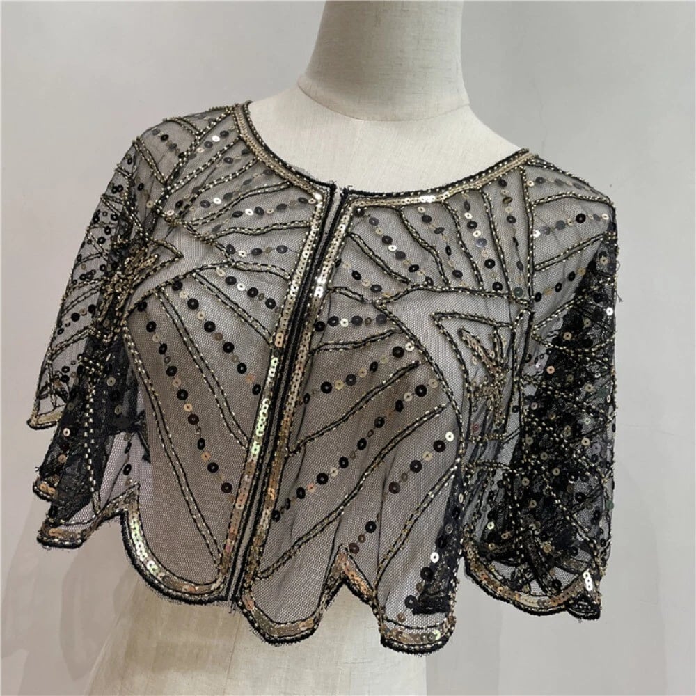 🔥 Vintage Lace Beaded Shawl🔥