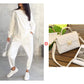 ⏰ Now only 50% off!🔥Women's Irregular Hem Top & Casual Pants Set