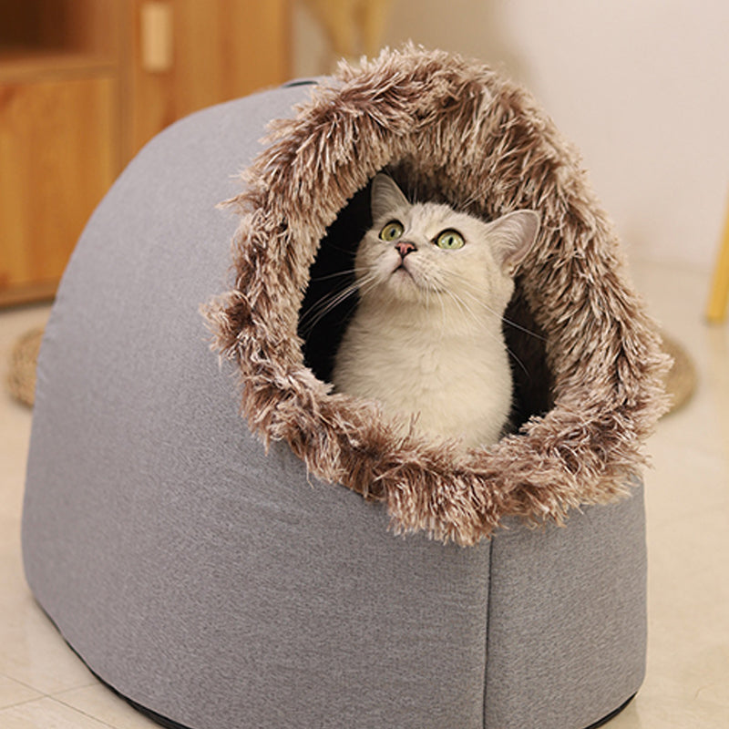 💥Hot sale 🐾Winter Warm Pet Cave Bed