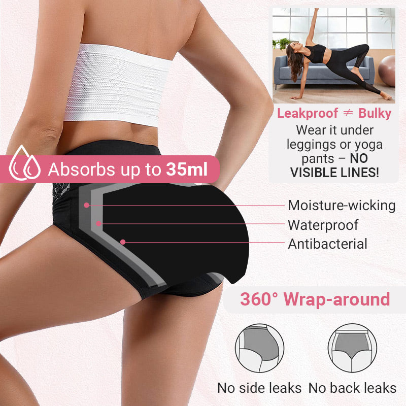 🌸Last Day-Buy 1 Get 3 Packs✨High Waist Leakproof & Comfortable Panties