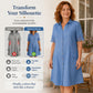 ⏳Limited-time 50% off⏰🔥Women's Casual Loose Fit Denim Dress with Pockets