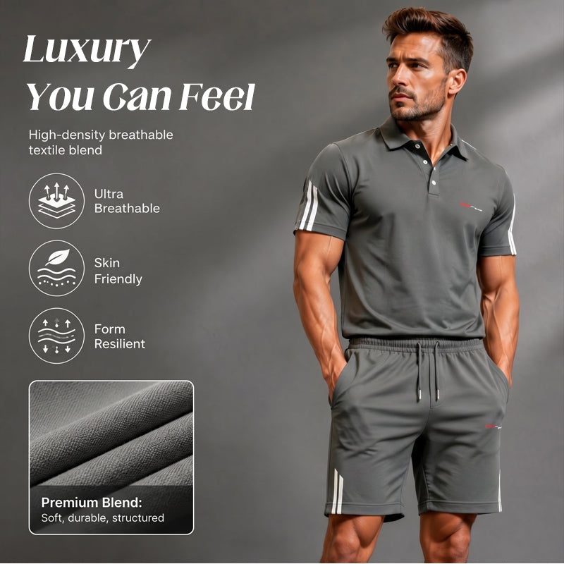 50% RABATT! 🔥Men's Casual Short-Sleeve Shorts Set