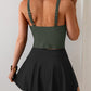 🩱Summer Hot Sale 50% OFF☀️🌊Women's Tummy Control Two Piece Swimsuit High Waisted Tank Top with Swim Skirt