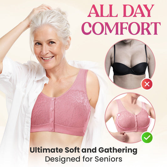 Comfortable Wireless Shaping Front-Fasten Bra