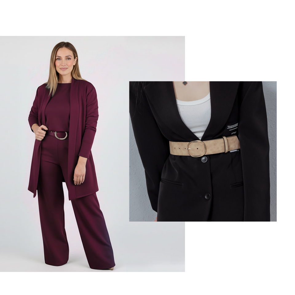 ⏳Time-Limited Special⏰Elegant 3-piece set including long cardigan, top and pants💞