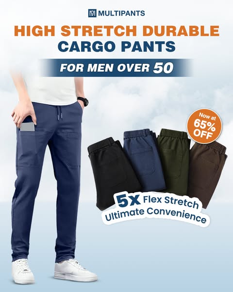 🏆‼️100K+ SOLD🔥👖MultiPants – High Stretch Multi-pocket Durable Cargo Pants
