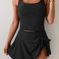 🩱Summer Hot Sale 50% OFF☀️🌊Women's Tummy Control Two Piece Swimsuit High Waisted Tank Top with Swim Skirt