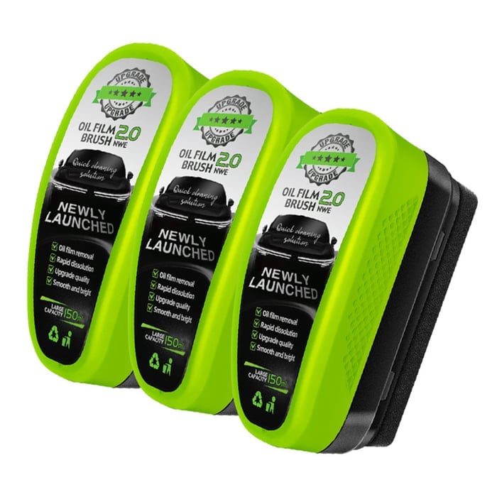 🔥2025 LAST DAY SALE 50% OFF⏰BUY 2 GET 1 FREE✨New 2.0 Powerful Oil Film Wipe🚗💧