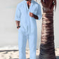 Men's Trendy Cotton Linen Top & Pants Two-Piece Set🎉BIG SALE-50% OFF