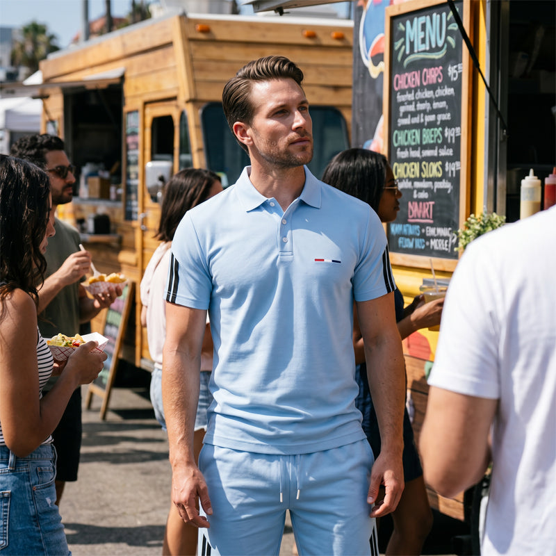 50% RABATT! 🔥Men's Casual Short-Sleeve Shorts Set