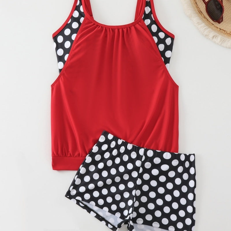 🥳2026 HOT SALE💞50K+ SOLD!✨Women's Polka Dot Two Piece Swimsuit