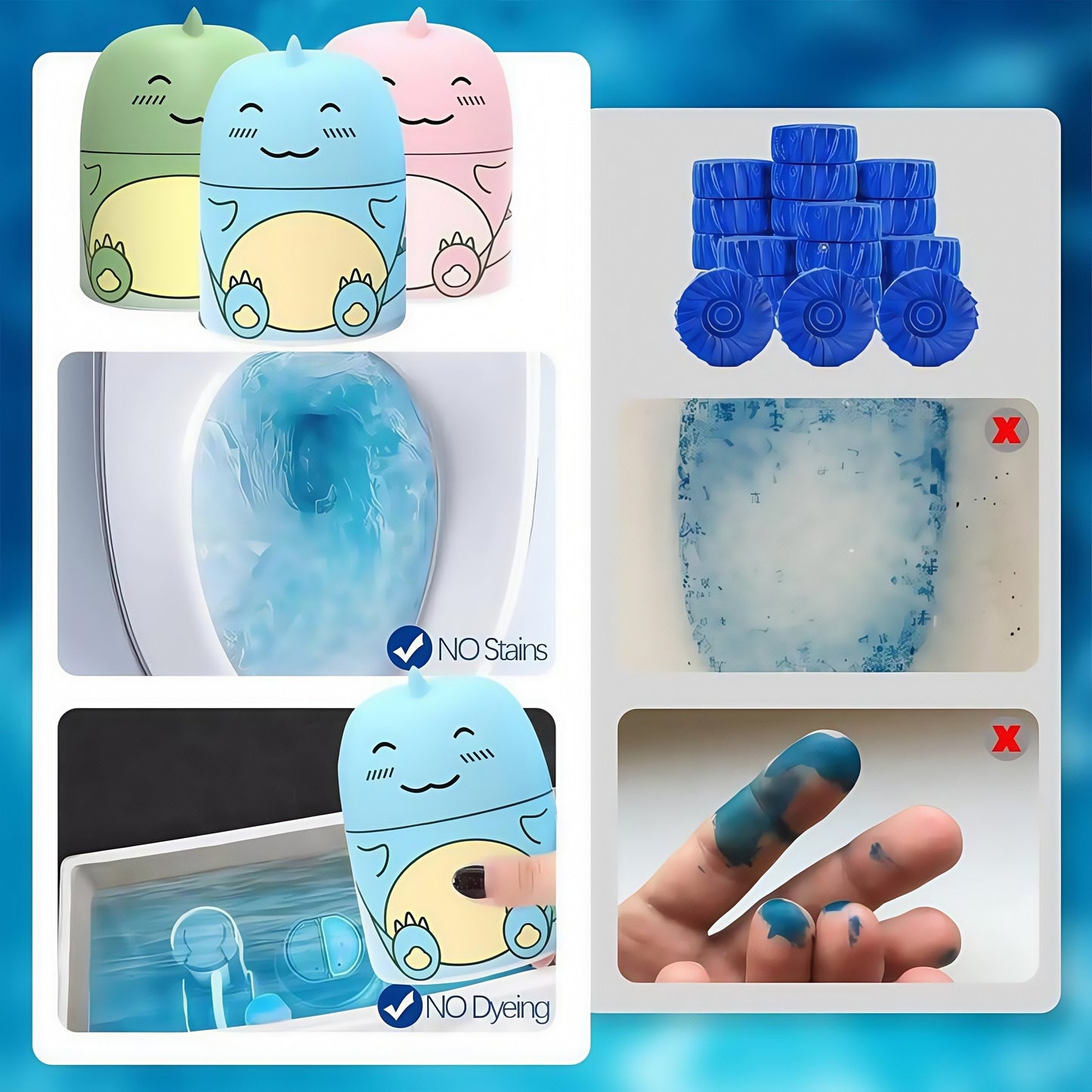 💥Hot Sale 50% OFF🔥Toilet Cleaner & Toilet Deodorizer Wonder
