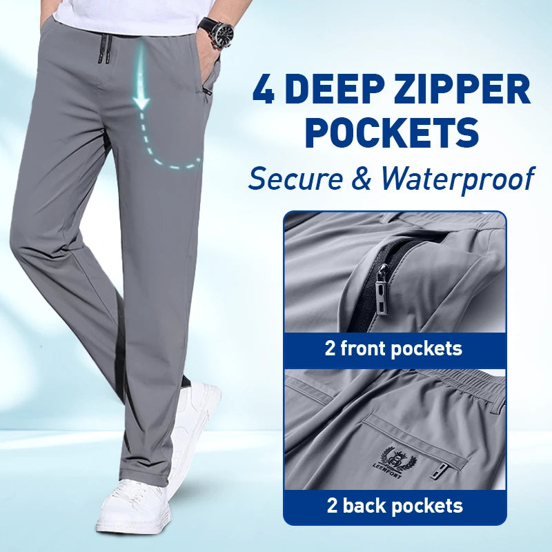 🔥Last Day Sale 49%🔥Men's Stretch Quick Drying Elastic Waistband Pants