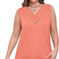 💐2026 Women’s Button Down V Neck Loose Fit Tank Top