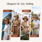 🎀 50% DISCOUNT 👒 | Straw Hat with Retro Bow – Foldable & Breathable for Summer