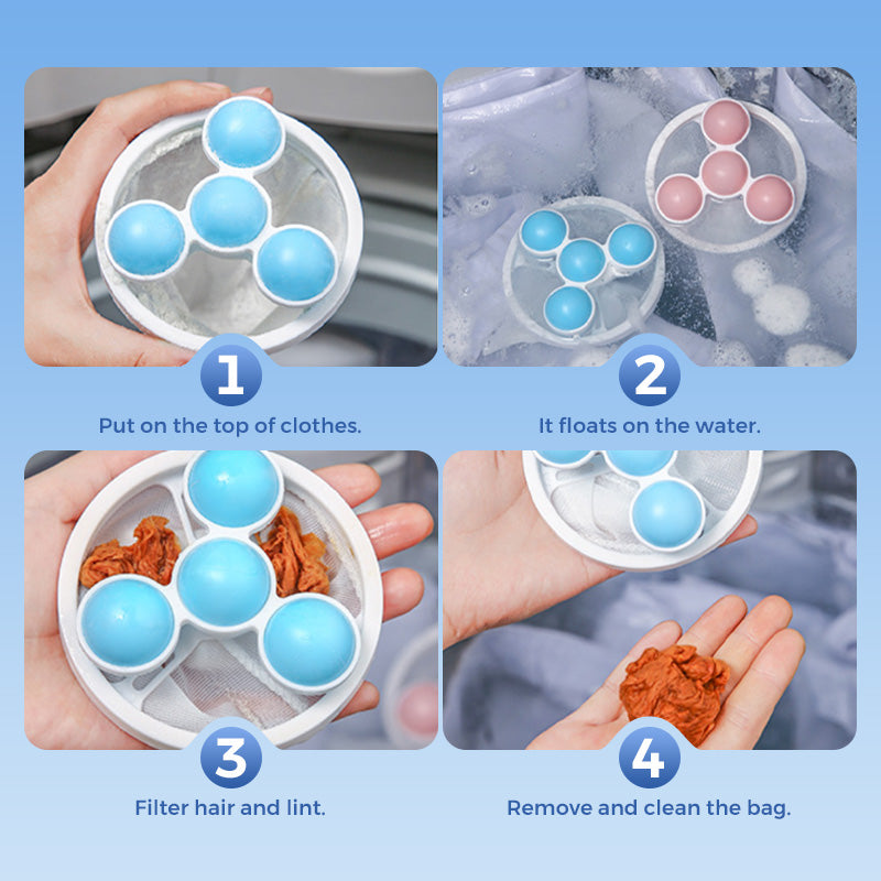 🎉Hot Sale 60% OFF🎉Floating Lint Mesh Bag For Laundry