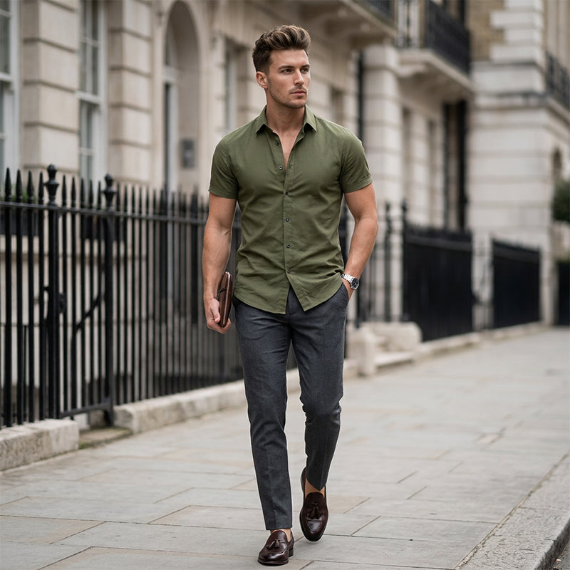 👔 50% OFF NOW! ✨ Men's Non-Iron Button Up Shirts – Wrinkle-Free, Premium Cotton & Classic Fit 👕