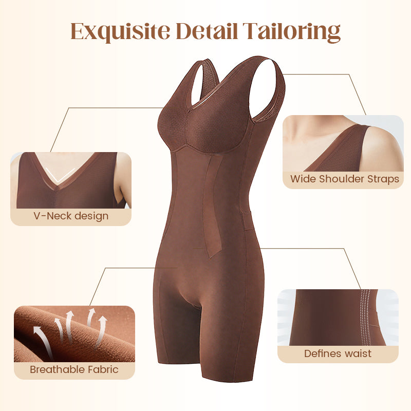 ⏳Time-limited Special⏰Tummy Tuck & Hip Lift Traceless One-piece Shapewear