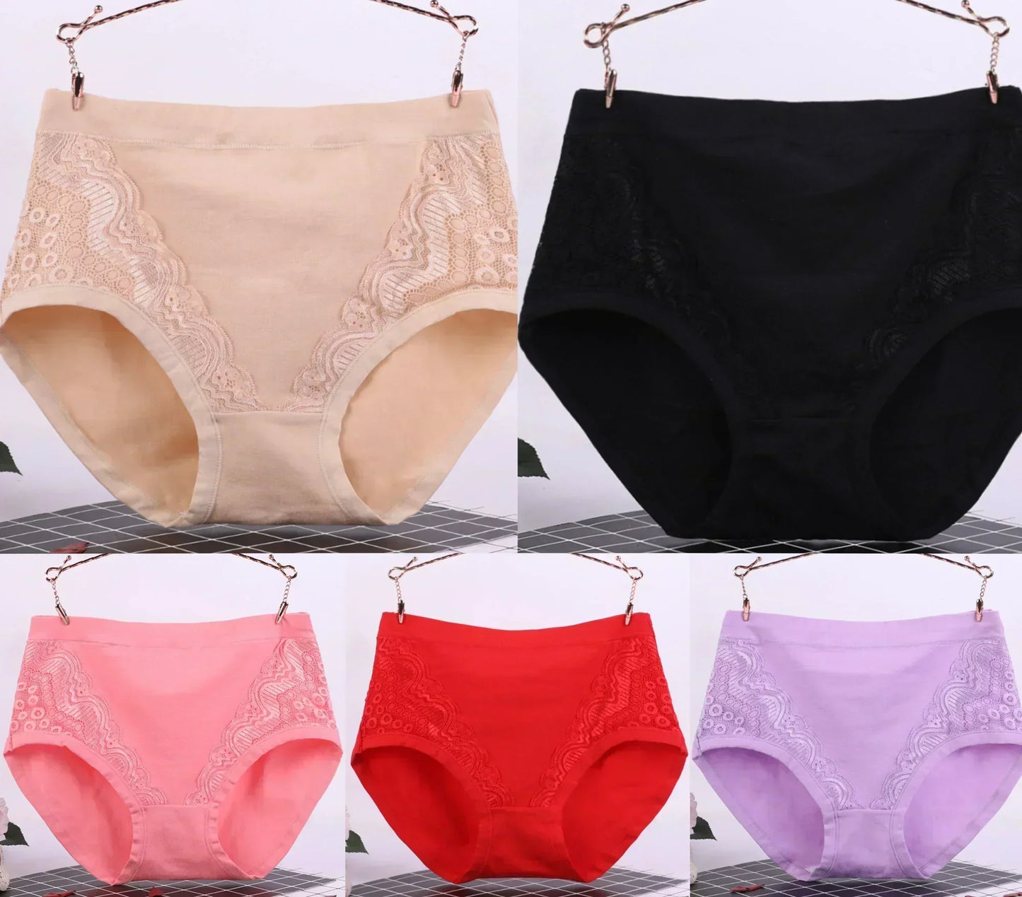🔥2026 Plus Size Leak Proof Cotton High Waist Panties👍 (Buy 5 Get 5)