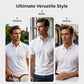 💎 50% OFF! 💎 Men's Quick-Dry Short-Sleeve Lapel T-Shirt – Athletic Fit, Wrinkle-Resistant & Perfect for Work or Weekend 👕✨