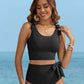 💥Last Day Special Sale 49% OFF🩱Double Tie Shoulder High Waist Tummy Control Bikini Set